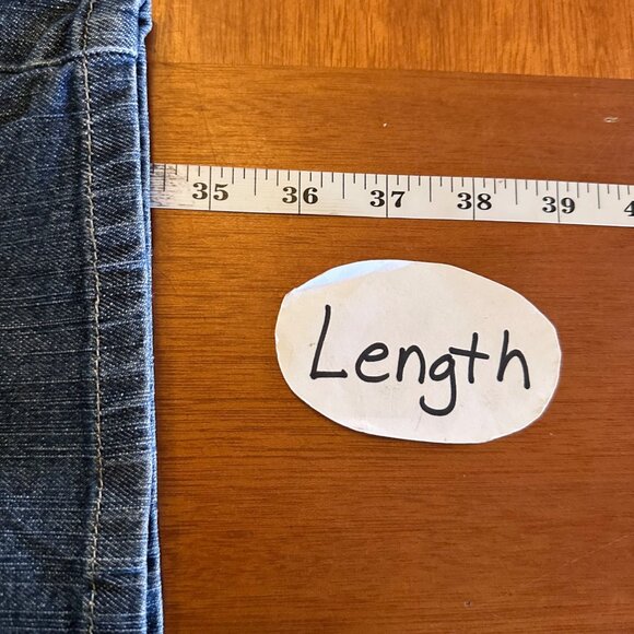 Dereon Womens Bootcut Embroidered Pocket Denim Jeans Size 13/14 Blue Beyonce - Picture 5 of 7